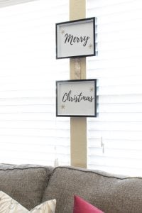 DIY Christmas Wall Art + Free Printable - Garrison Street Design Studio