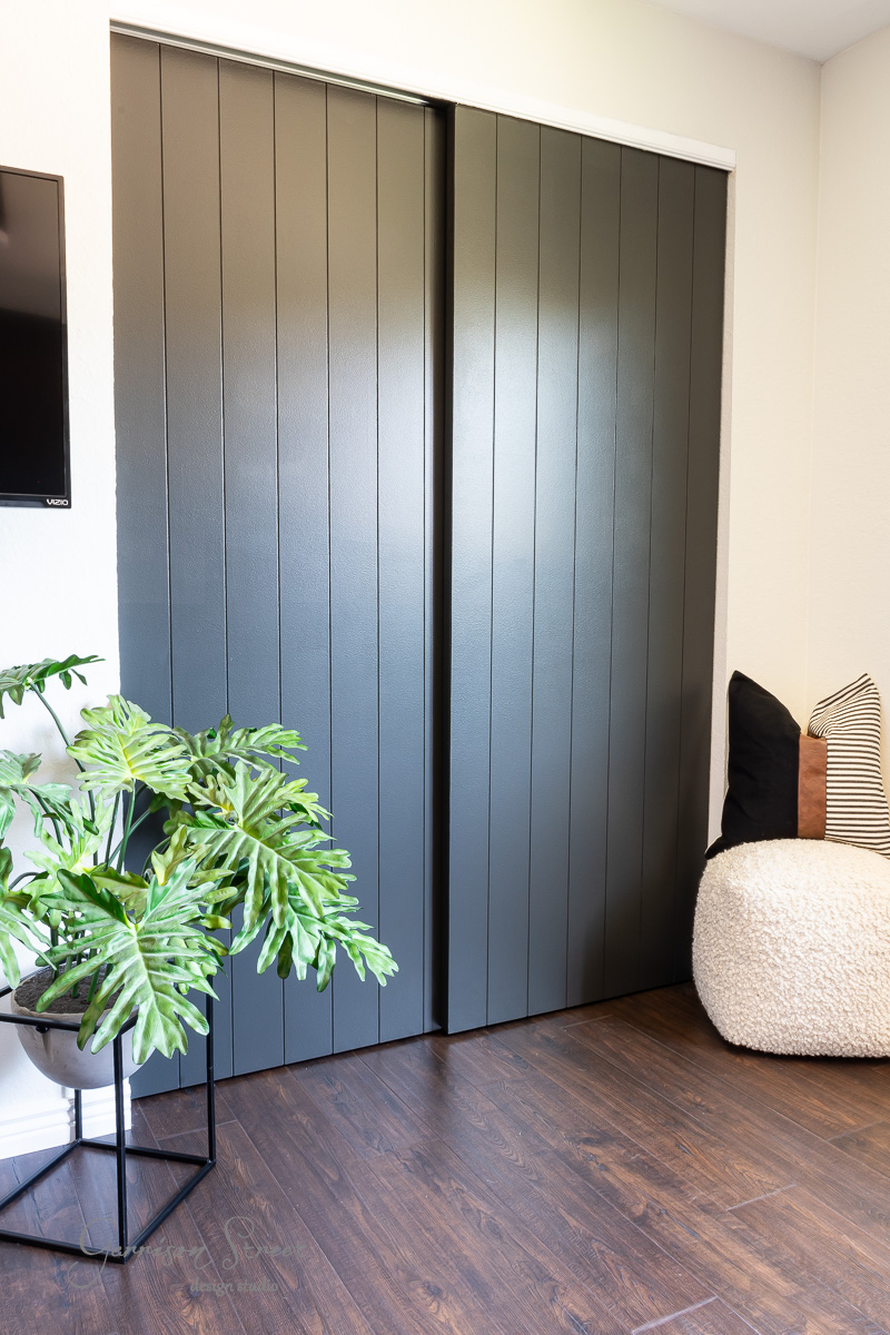 DIY Makeover for Sliding Closet Doors on a Budget - Garrison Street ...