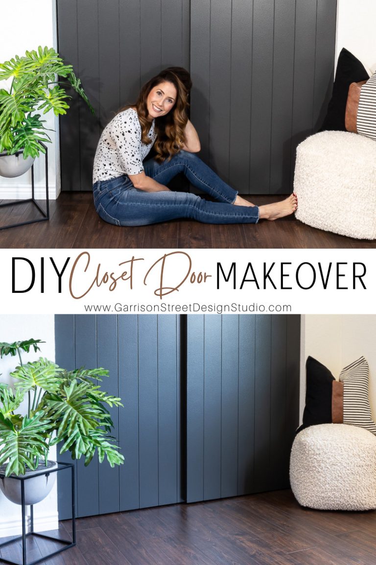 DIY Makeover for Sliding Closet Doors on a Budget - Garrison Street ...