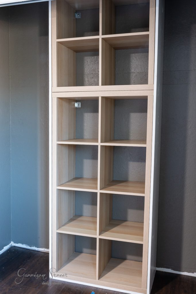 DIY Reach in Closet Makeover Reveal with IKEA Kallax - Garrison Street ...